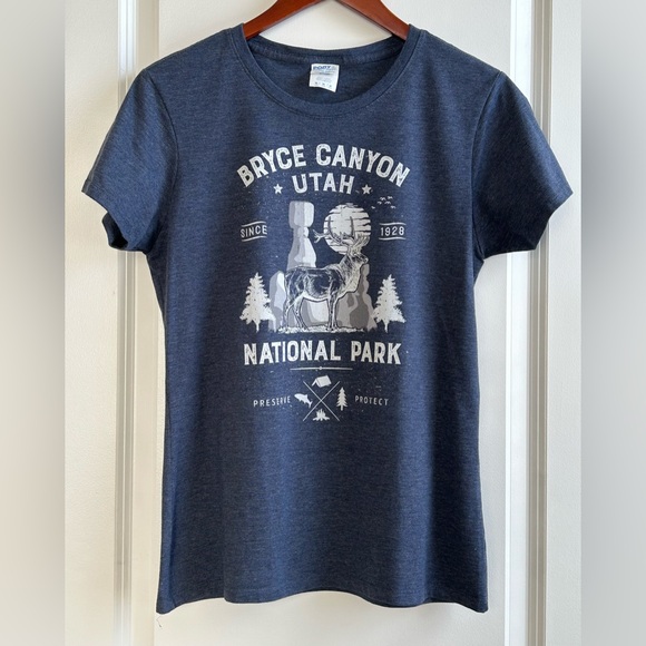 Bryce Canyon National Park T-Shirt, Medium, Heather Blue - Picture 1 of 7